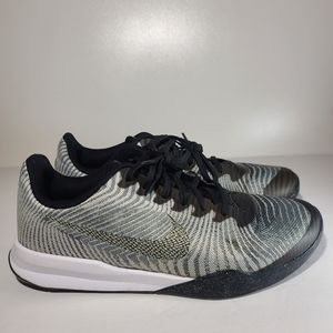 Nike Kobe Bryant 818952-005 KB Mentality II 2 Mens Size 8 Grey Black White Gold